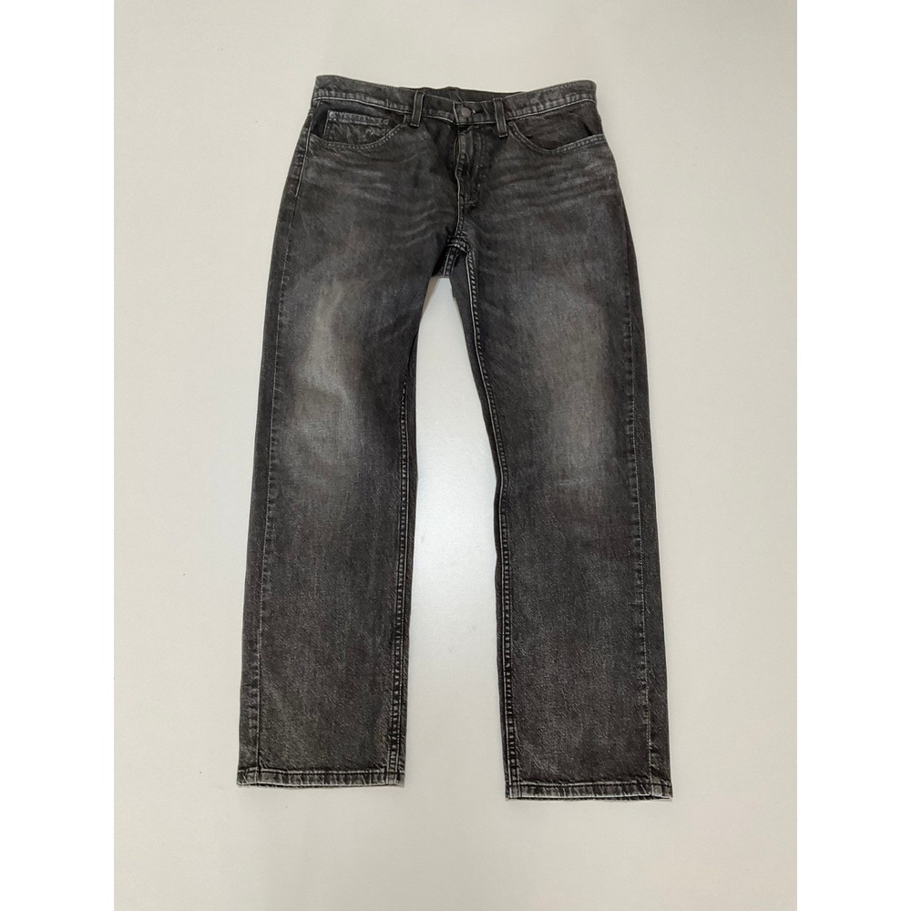 Levis 559 Mens Relaxed Straight Leg Jeans Faded Black Gray W34 L32